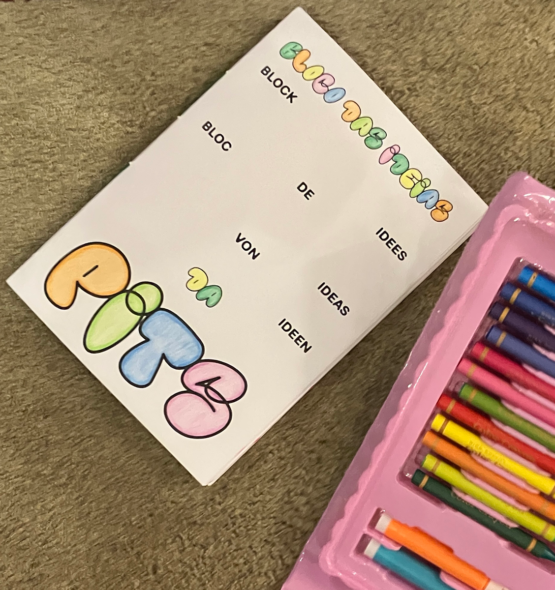 bloco de ideias da pits